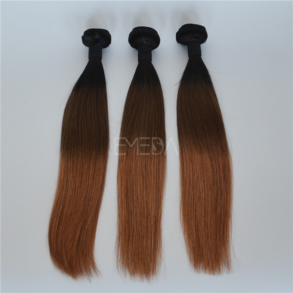 #1B/4/27 3 tone ombre Indian quality hair extensions YJ159